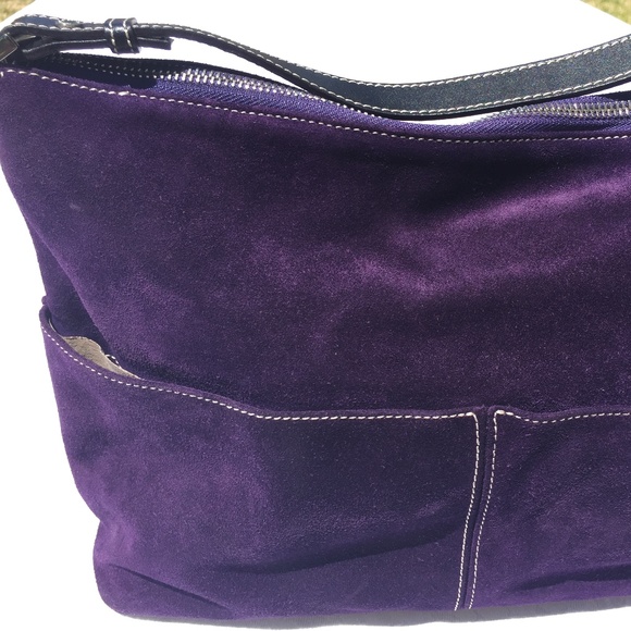 Handbags - Kate Spade Seude Shoulder Hobo Purple